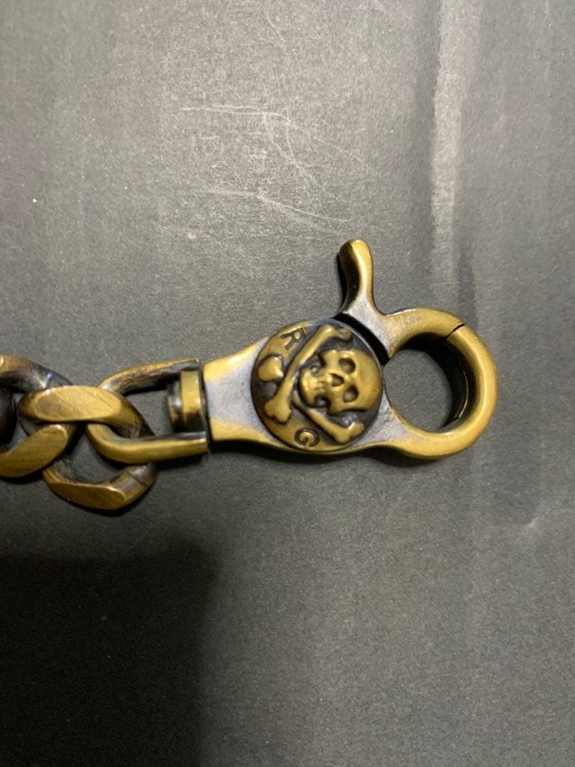 小物 RUDE GALLERY Clip Hook Skull WalletChain