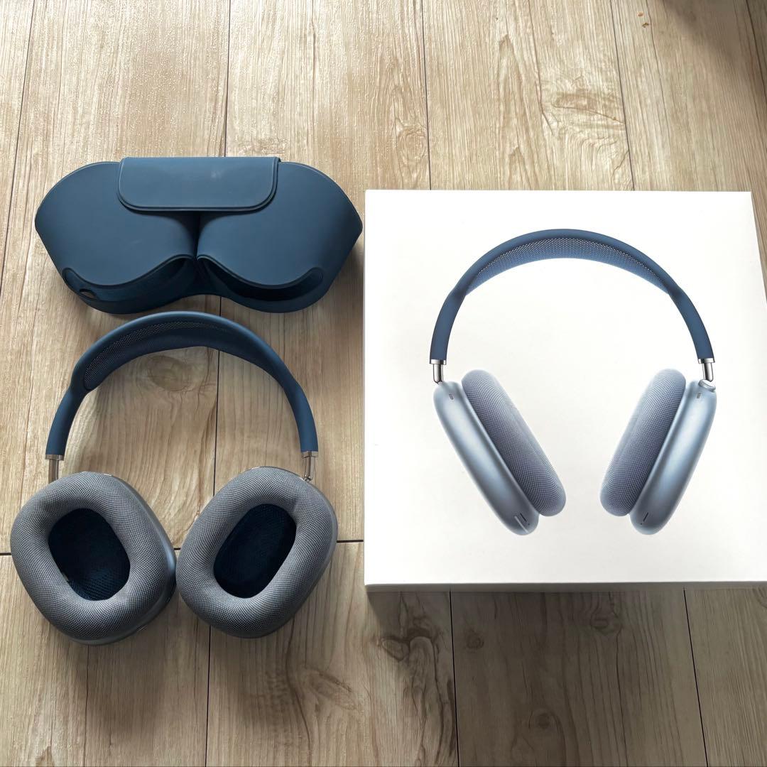 AirPods Max blue スカイブルー　箱付き