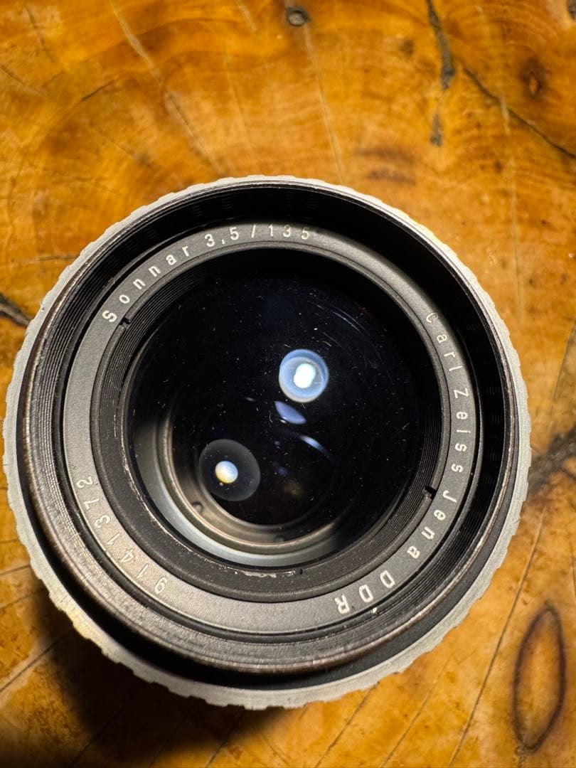 カールツァイス　イエナ　ゾナー135mm f3.5 ゼブラ