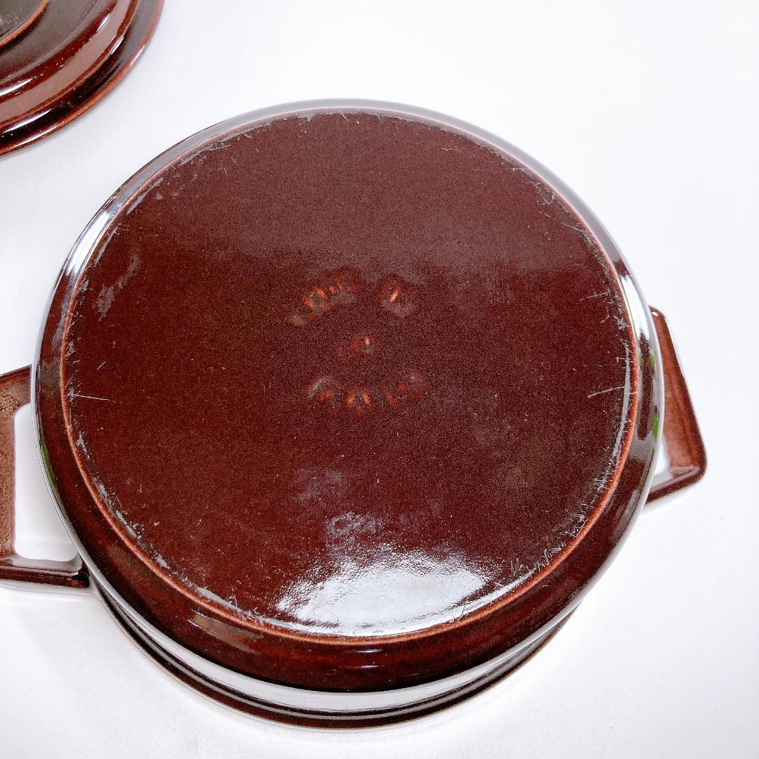 STAUB ストウブ ピコ・ココット ラウンド 20cm ブラウン　|3884|