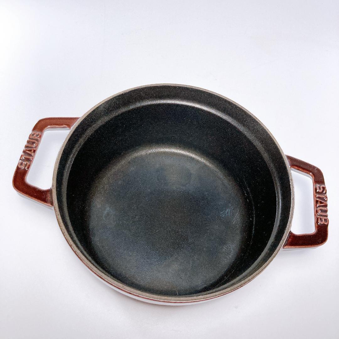 STAUB ストウブ ピコ・ココット ラウンド 20cm ブラウン　|3884|