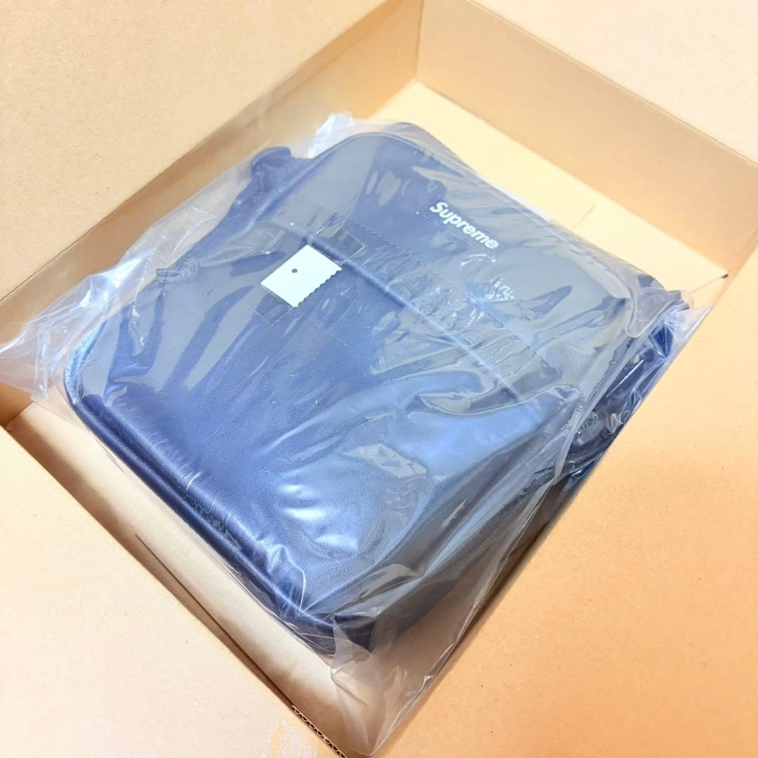 バッグ Supreme Leather Shoulder Bag Black