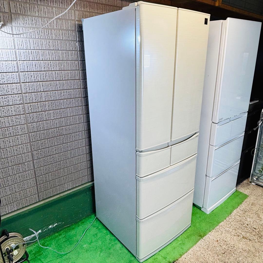 SHARP 455L 冷蔵庫 観音開き 大容量 ファミリー【地域限定配送無料】