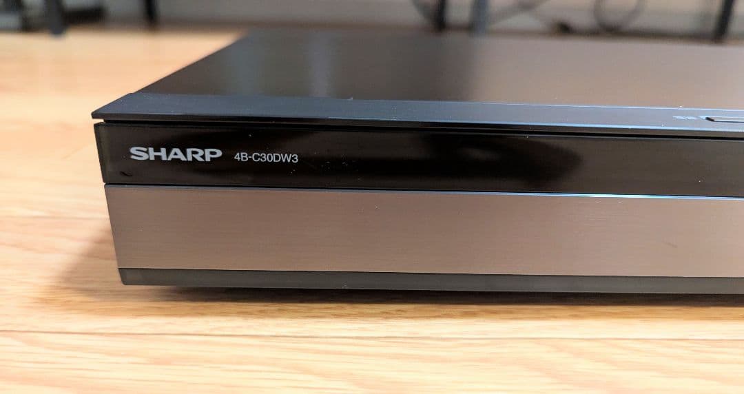 【美品】SHARP AQUOS レコーダー 3TB 4B-C30DW3