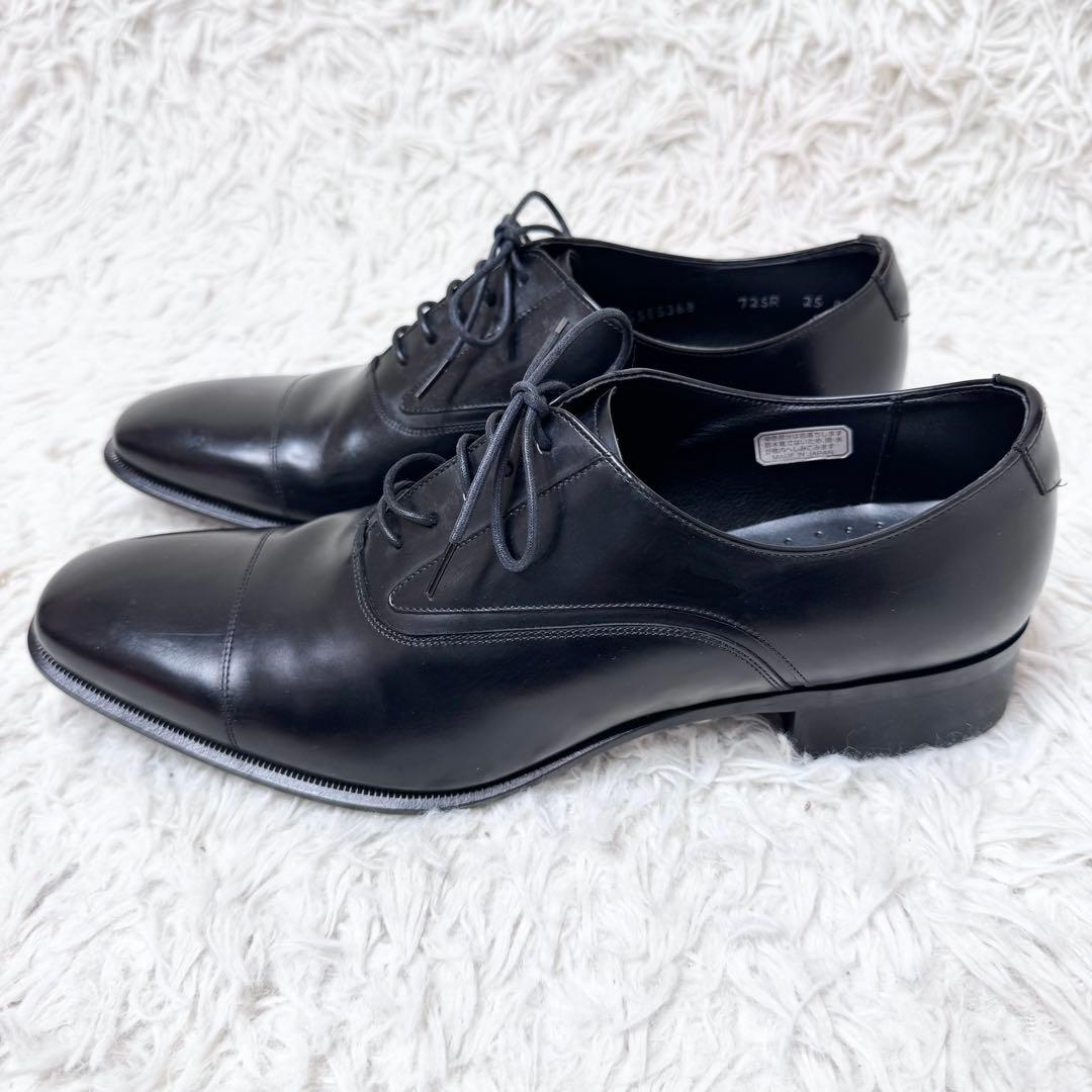 【新品】リーガル 日本製 725R ビジネスシューズ ストレートチップ 25 黒