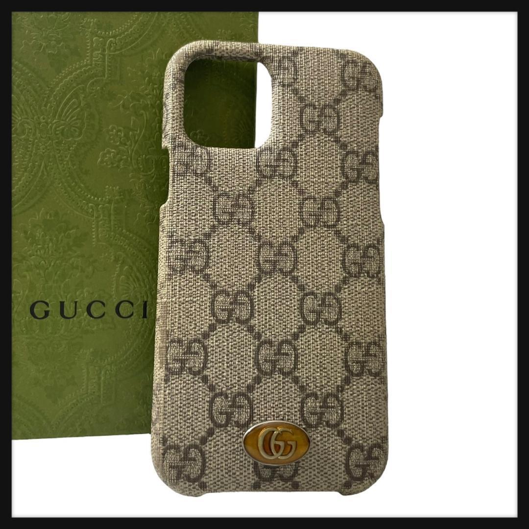 【完備品】 GUCCI グッチ iPhone12 12PROケース スプリーム