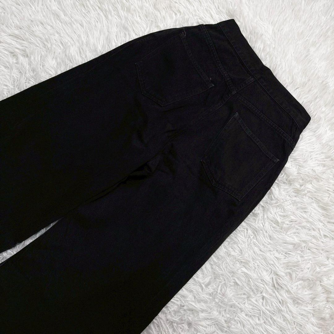 JOHN LAWRENCE SULLIVAN　ブラック　ワイドデニム 　XS