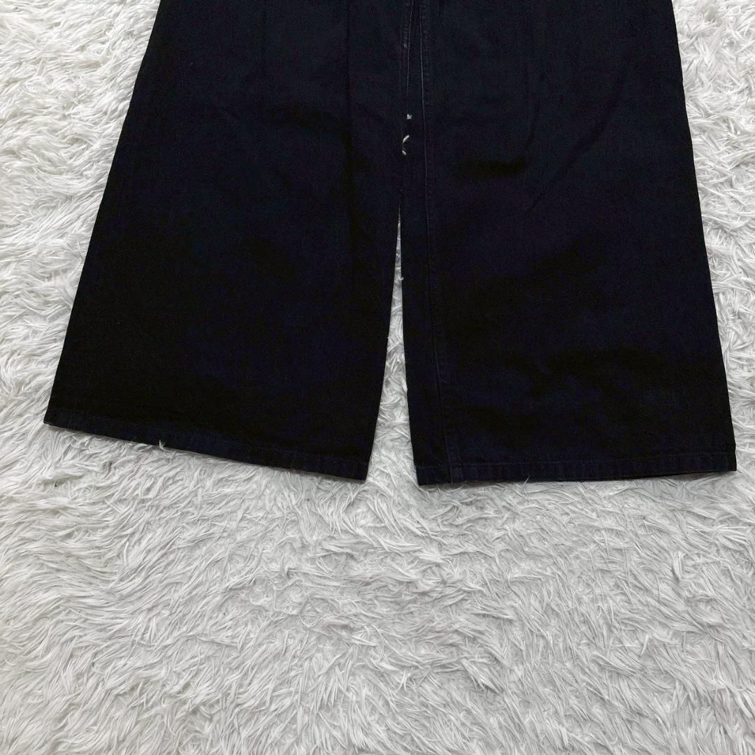 JOHN LAWRENCE SULLIVAN　ブラック　ワイドデニム 　XS