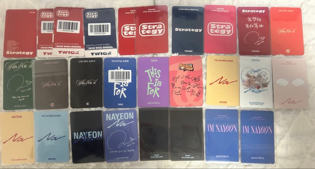 TWICE ナヨン 特典 トレカ アルバム トレカ ラントレ