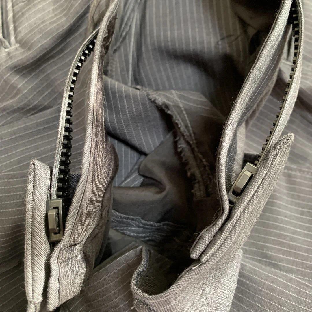 大きいサイズ ストライプ ビジネススーツセット