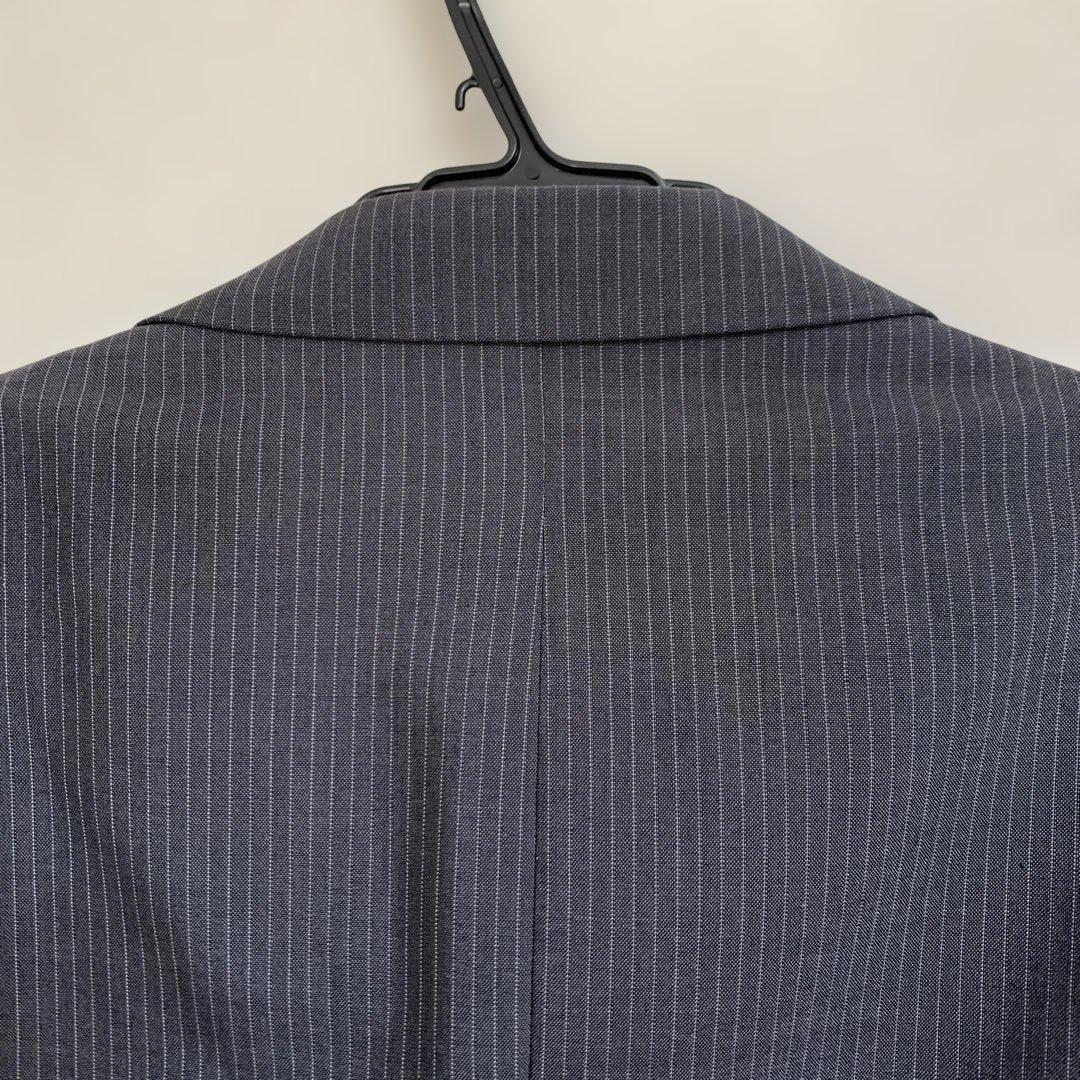 大きいサイズ ストライプ ビジネススーツセット