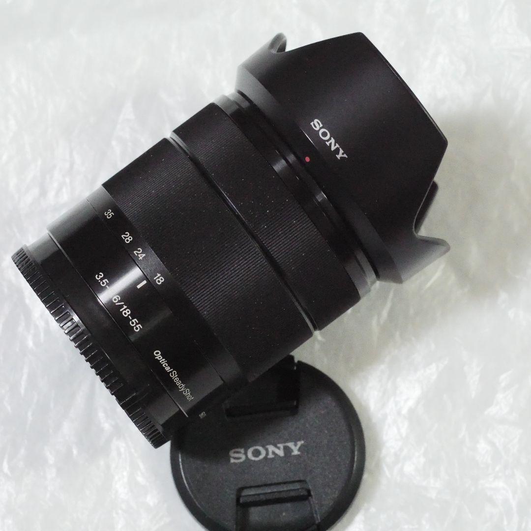 SEL18-55mmズームレンズ、ブラック美品