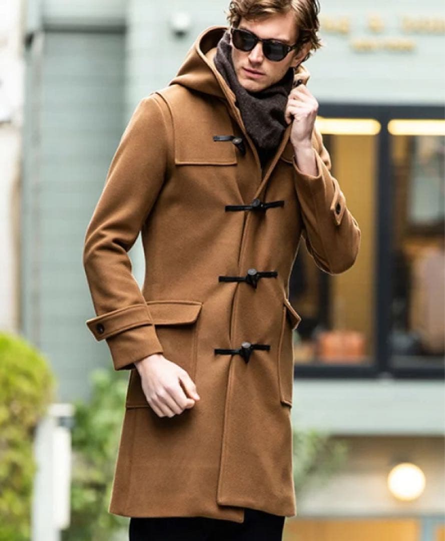 【土日限定美品】　定価約9万円 wjk ダッフルコート キャメル