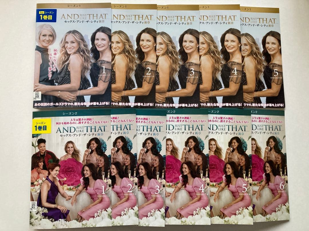 セックス・アンド・ザ・シティ新章 シーズン 1 2 DVD レンタルアップ