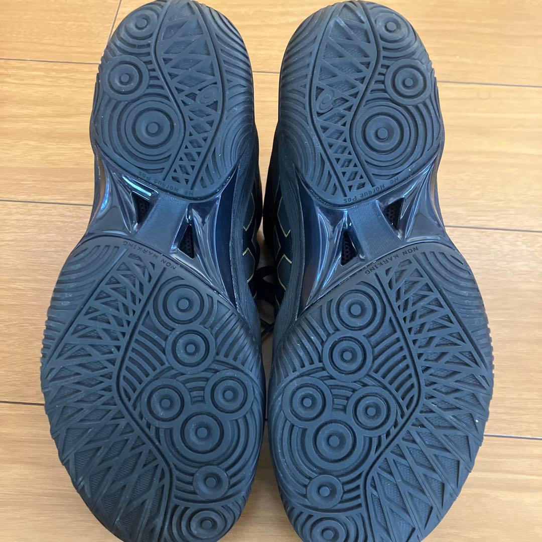 バスケットシューズ　27㎝　アシックス　GELHOOP ブラック　ゴールド