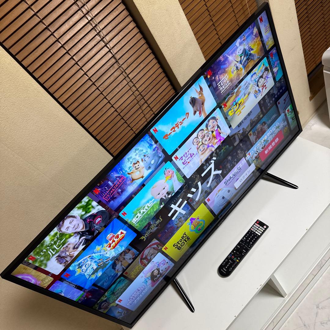 極美品 SHARP 2022年製 42V型4K液晶テレビ Bluetooth対応