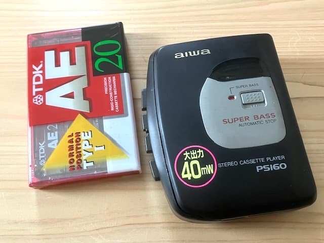 大出力重低音マシン 整備済完全動作品 AIWA HS-PS160 ブラック