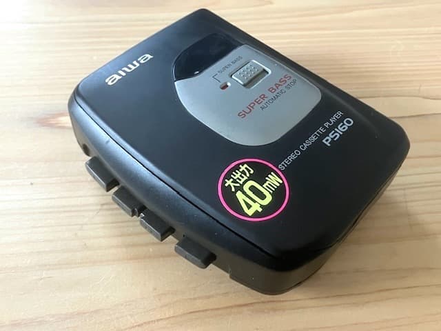 大出力重低音マシン 整備済完全動作品 AIWA HS-PS160 ブラック