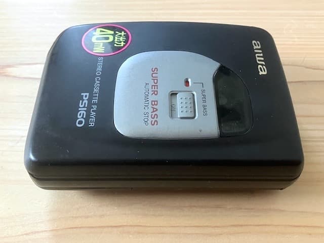 大出力重低音マシン 整備済完全動作品 AIWA HS-PS160 ブラック