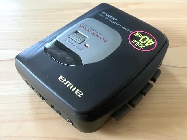 大出力重低音マシン 整備済完全動作品 AIWA HS-PS160 ブラック