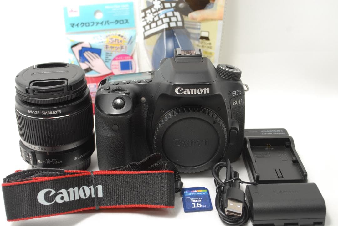 ⭐動作良好✨外観美品⭐Canon EOS 80D レンズキット 即日発送