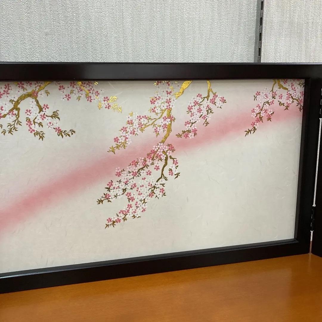 D3 木製三段　雛人形三段飾り　3月台屏風のみ　台巾75㎝位　ひな人形三段