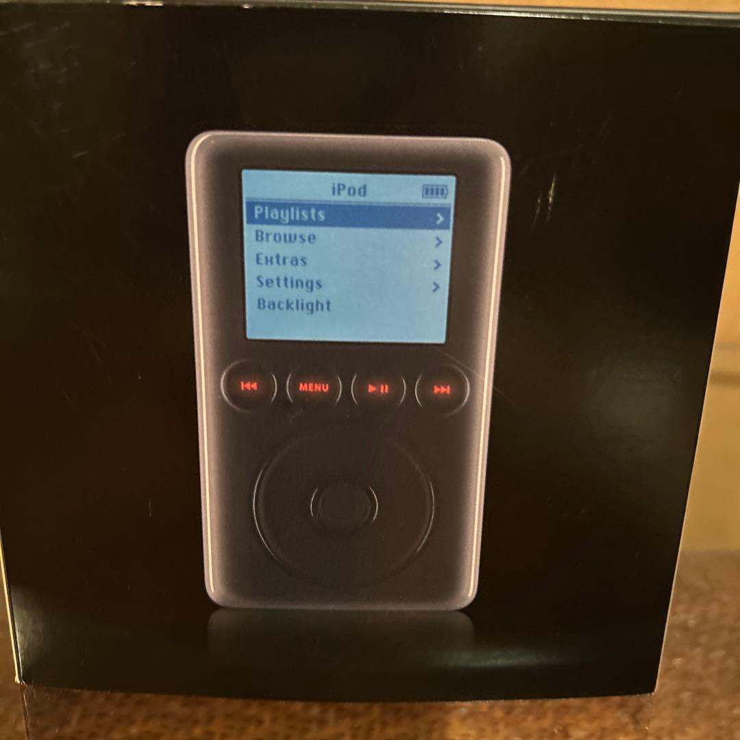 1回使用のみ◆APPLE iPod 40GB ホワイト　専用シリコンカバー付き