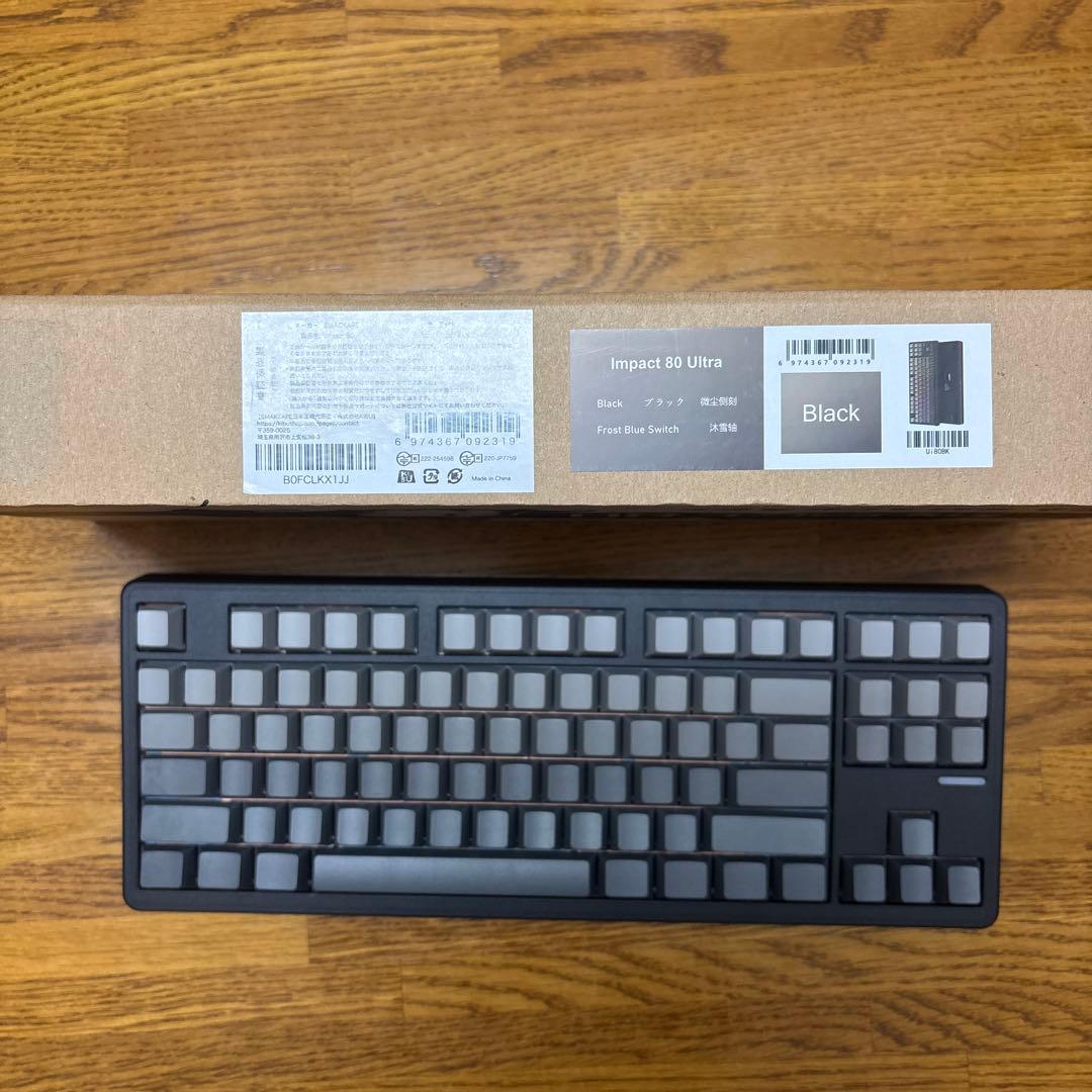 キーボード SmackApe Impact 80 Ultra Black
