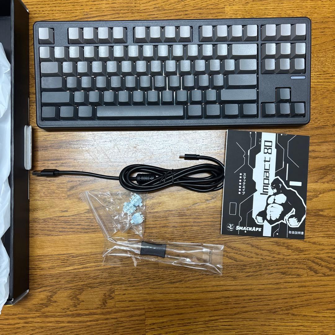 キーボード SmackApe Impact 80 Ultra Black