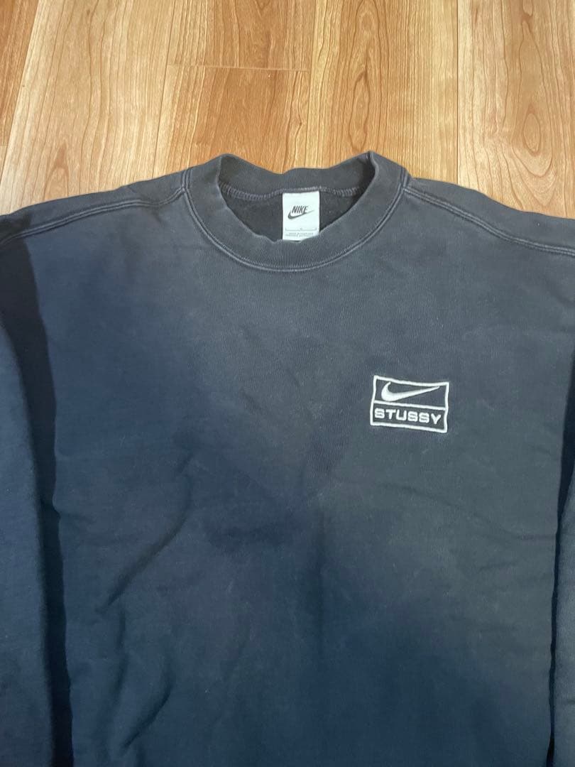 【NIKE×STUSSY】コラボ スウェット ブラック　L