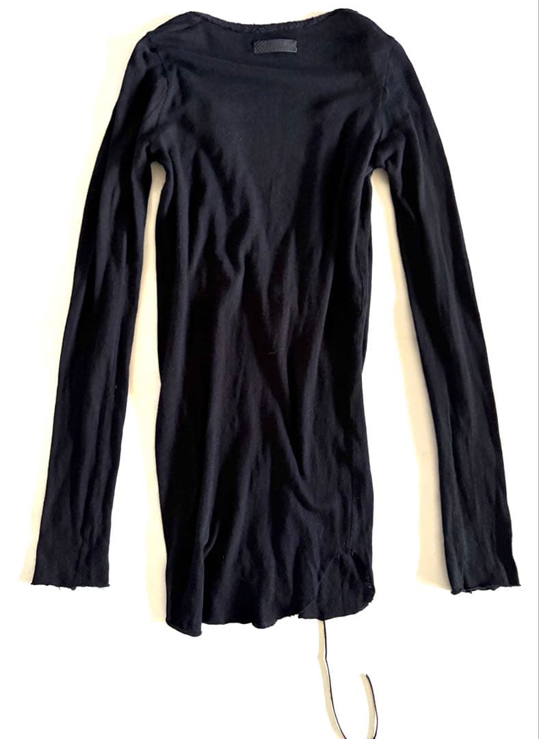 トップス if six was nine LACE UP BLACK