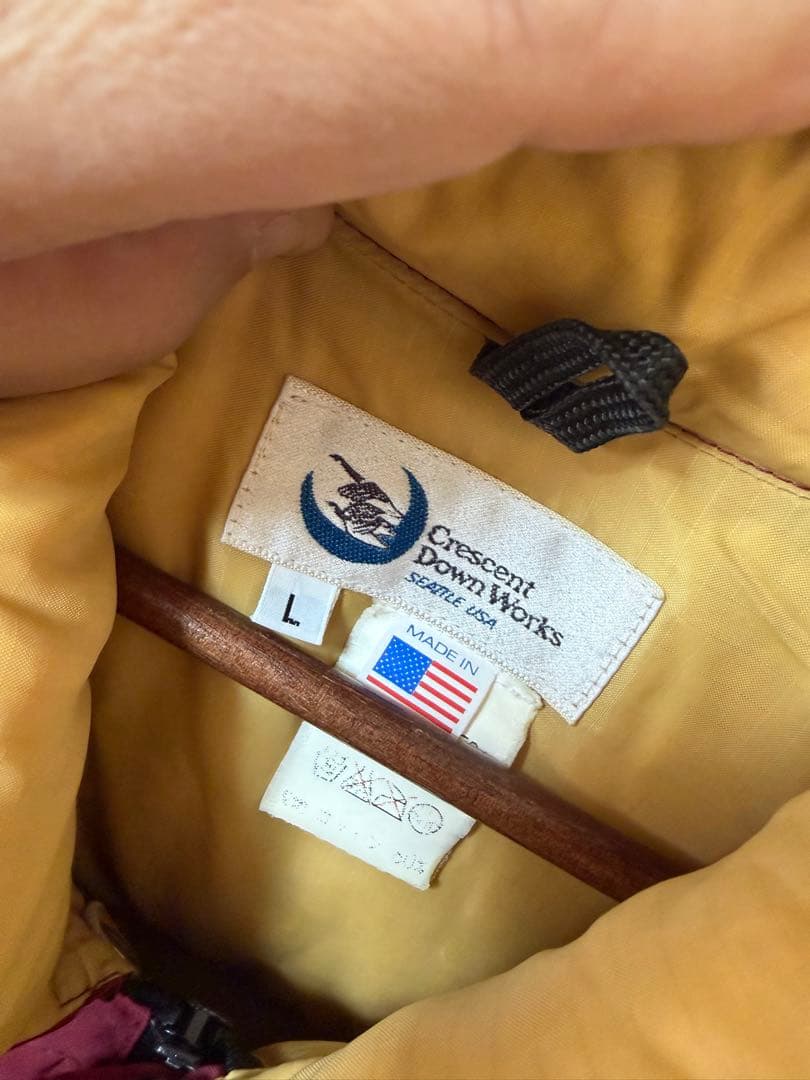 クレセントダウンワークス　ダウンベスト　90s 検 パタゴニア マーモット