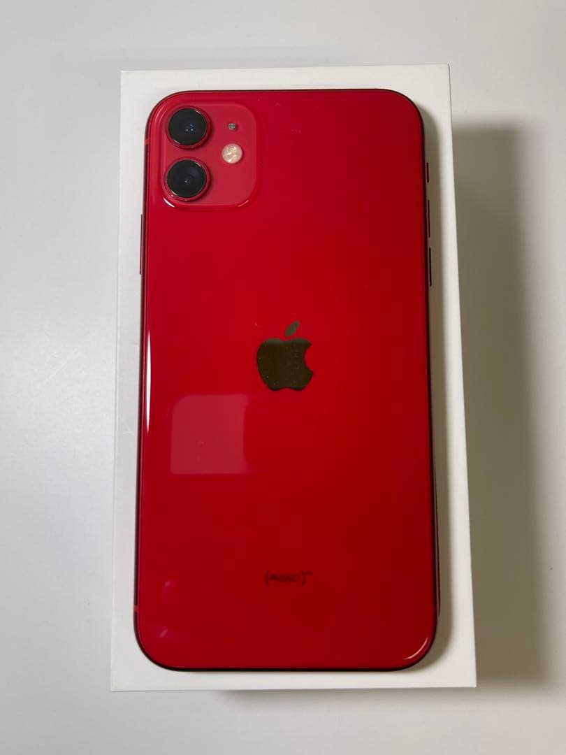 iPhone 11 レッド 128GB Sim Free!