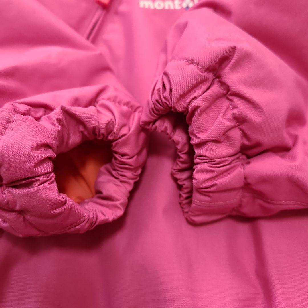 mont-bell 子供用スキーウェア 90 ピンク