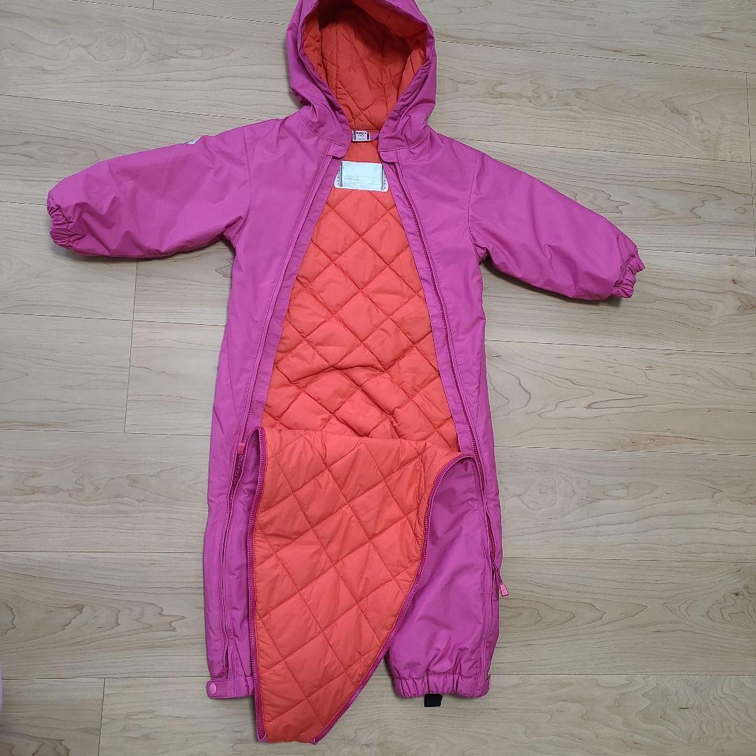mont-bell 子供用スキーウェア 90 ピンク