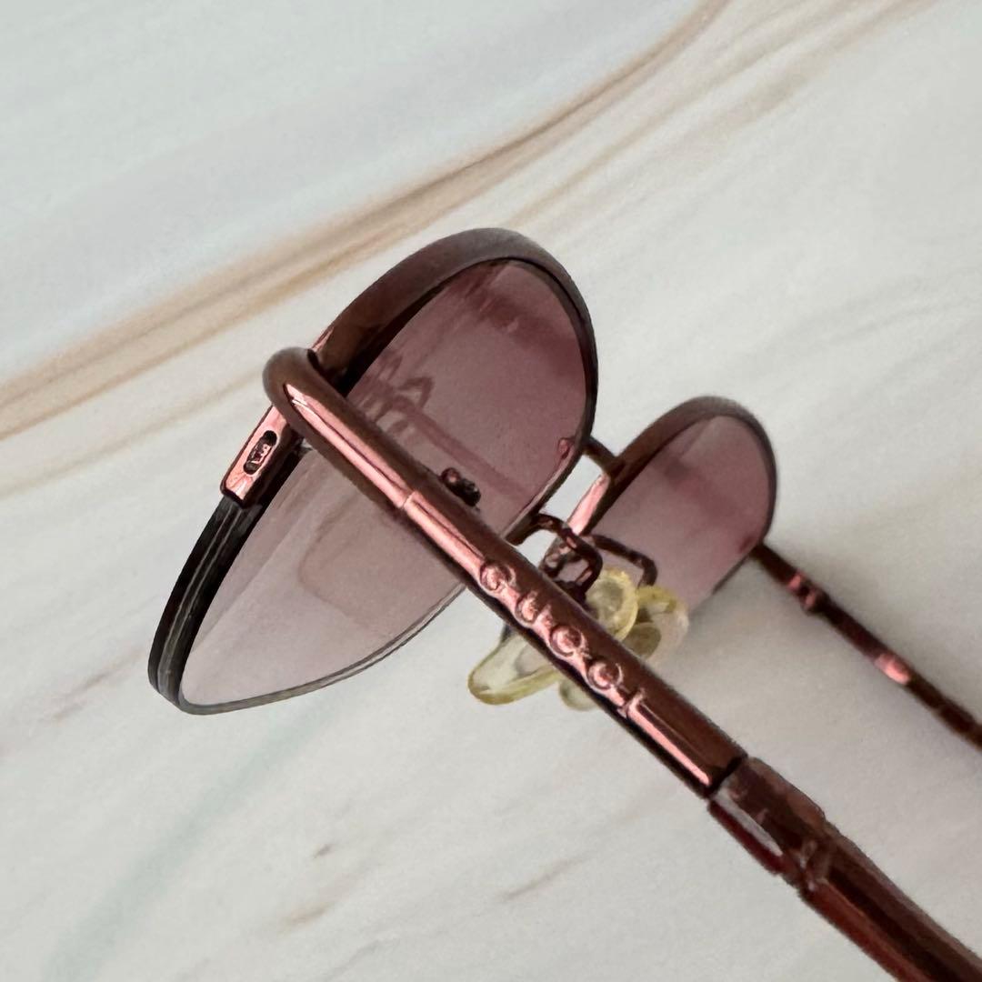 【グッチ】サングラス メガネ バンブー GG-8502J ピンク系