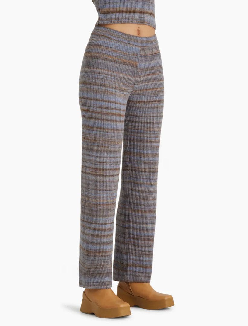 palomawool ニットパンツ ブルー