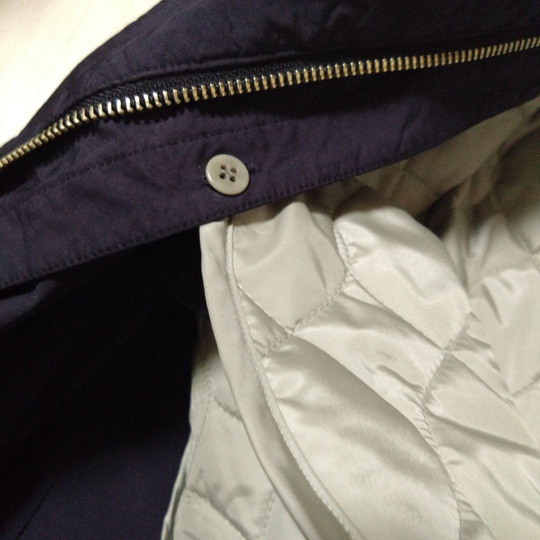 限定セール！エムフィル ファー付きネイビーコート