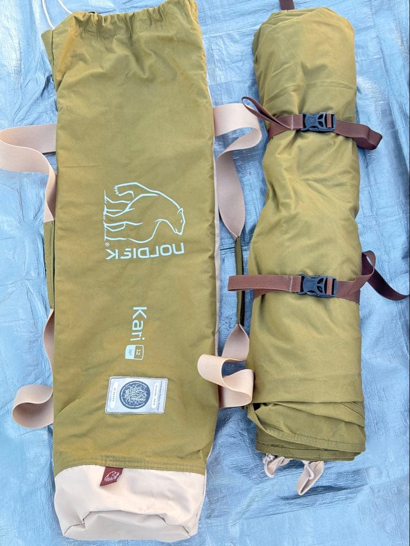 ノルディスク アスガルド7.1カーキ　カーリー12カーキ 限定品