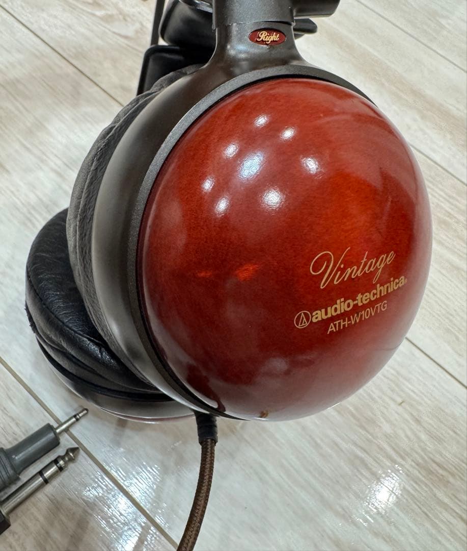 ヘッドホン Vintage audio-technica ATH- W10VTG
