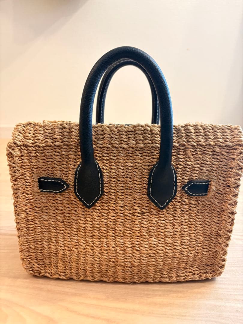 SEA かごバッグ シー カゴバッグ ブラック Sサイズ 状態良好