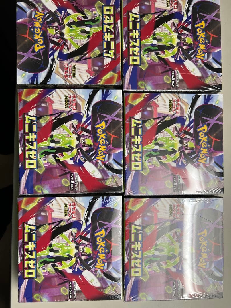 ポケモンカードゲーム ムニキスゼロ　6ボックス　シュリンク付き