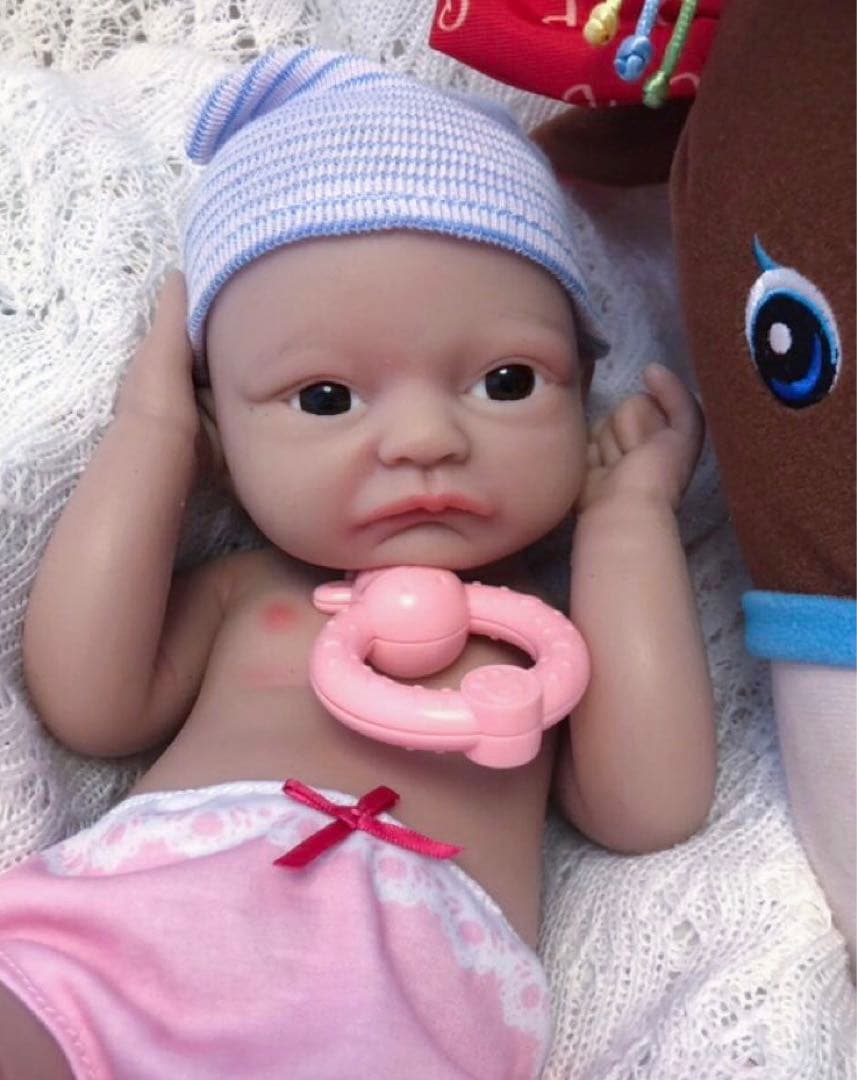 専用　マシュマロシリコン　全身シリコン　グラスアイ　リボーンドール