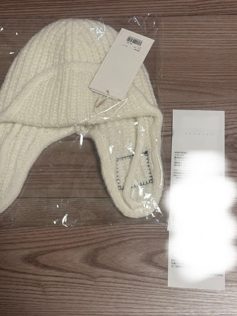 帽子 andmary baby knit babushka