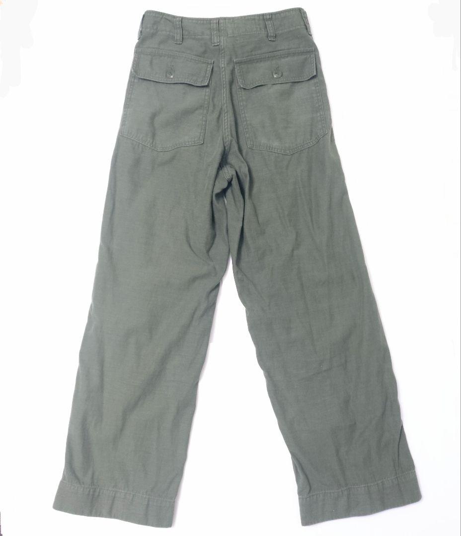 マディソンブルー ワークパンツ ファティーグ パンツ カーキ S 01
