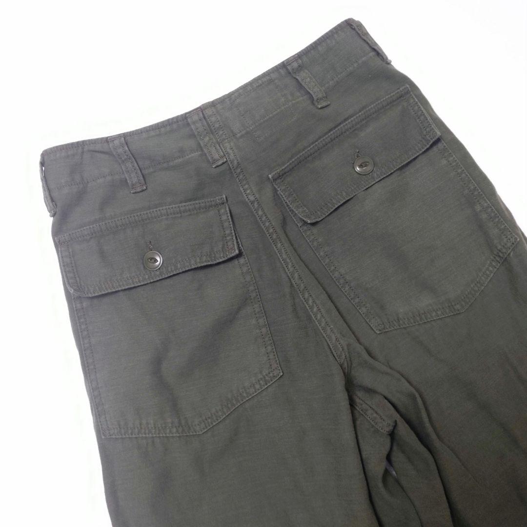 マディソンブルー ワークパンツ ファティーグ パンツ カーキ S 01