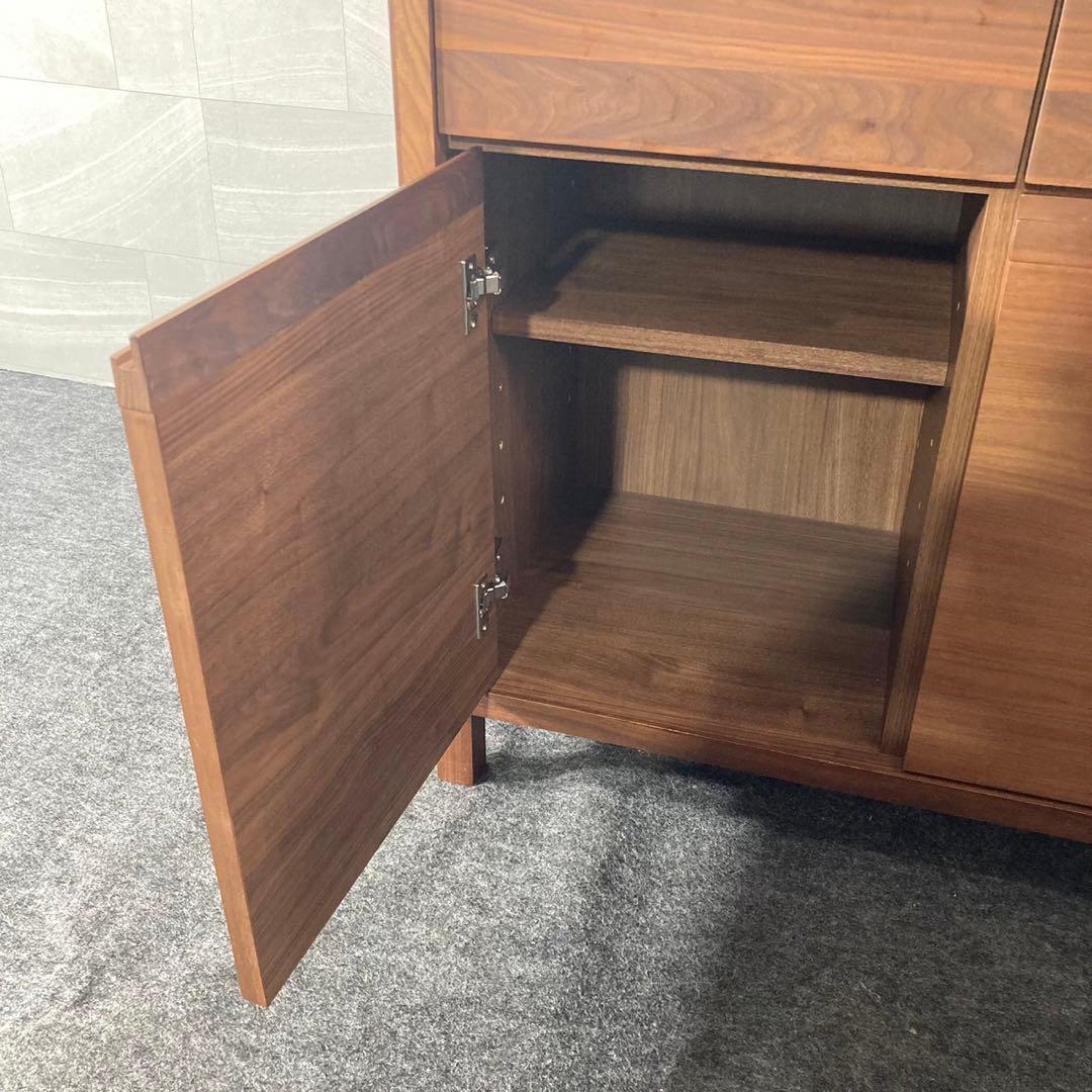 高野木工 カップボード CANO 食器棚 ウォールナット 天然木 d3020