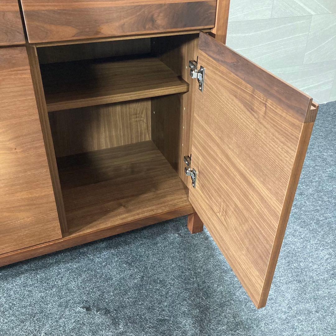 高野木工 カップボード CANO 食器棚 ウォールナット 天然木 d3020