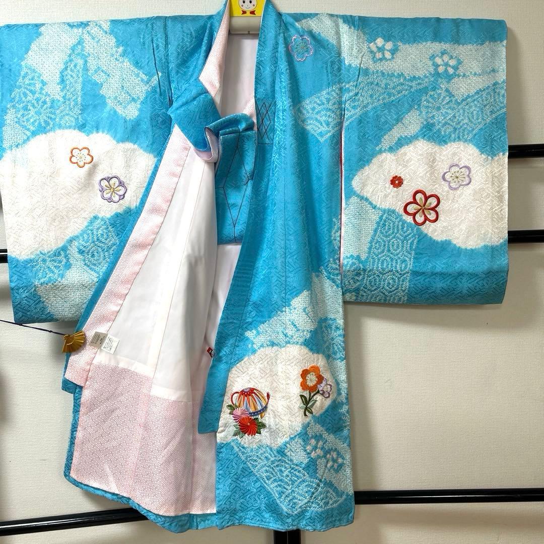 おおねぎNo.99 女の子　　正絹産着　　本絞り　新品