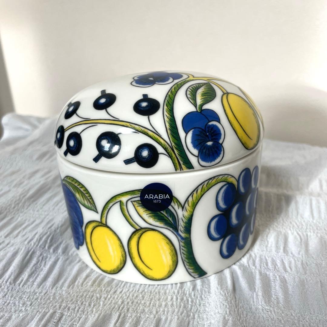 新品　ARABIA アラビア パラティッシ 蓋付きジャー キャニスター